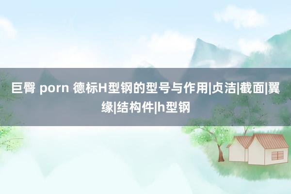 巨臀 porn 德标H型钢的型号与作用|贞洁|截面|翼缘|结构件|h型钢